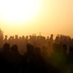 Refugees at Libya-Tunisia border